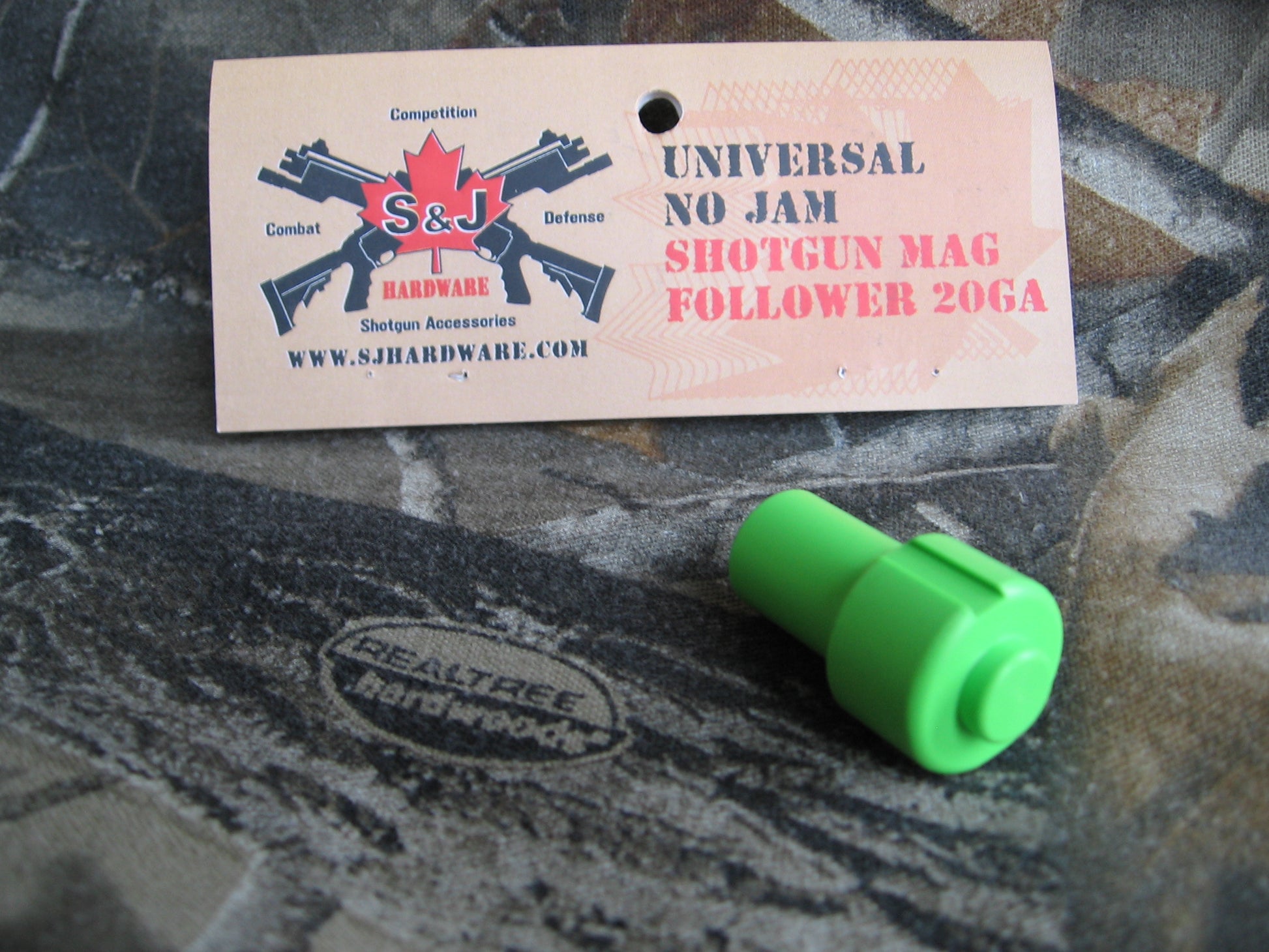 20 Gauge Type 1 Universal Follower NoJam Green image 0