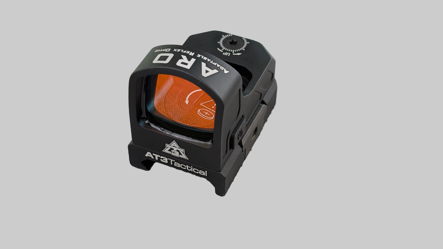 AT3 ARO™ 3 MOA Red Dot – Doctor/Venom/Fastfire Footprint – Optional Riser Mount
