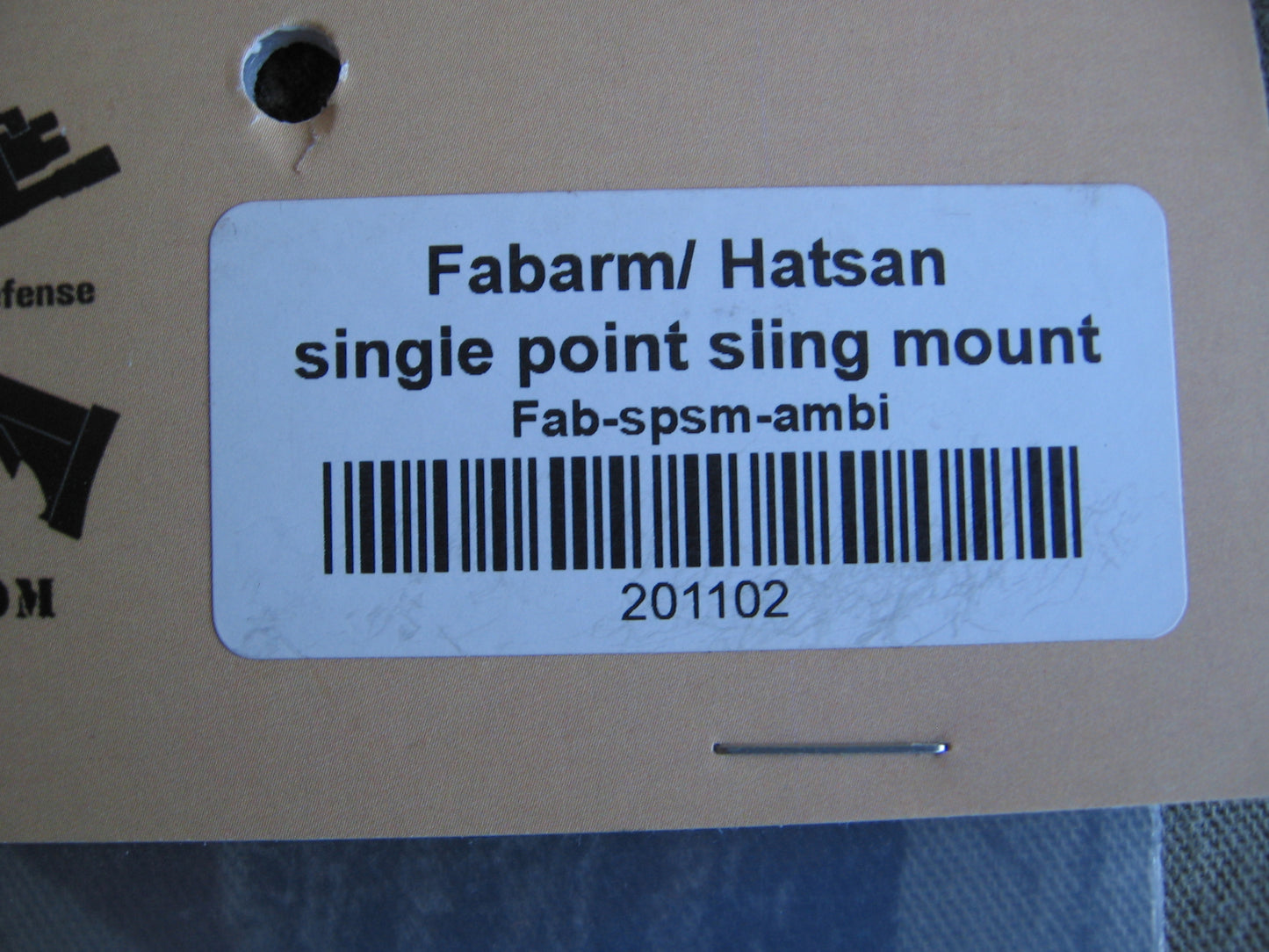 TriStar Escort Hatsan Fabarm Single Point Sling Mount image 3