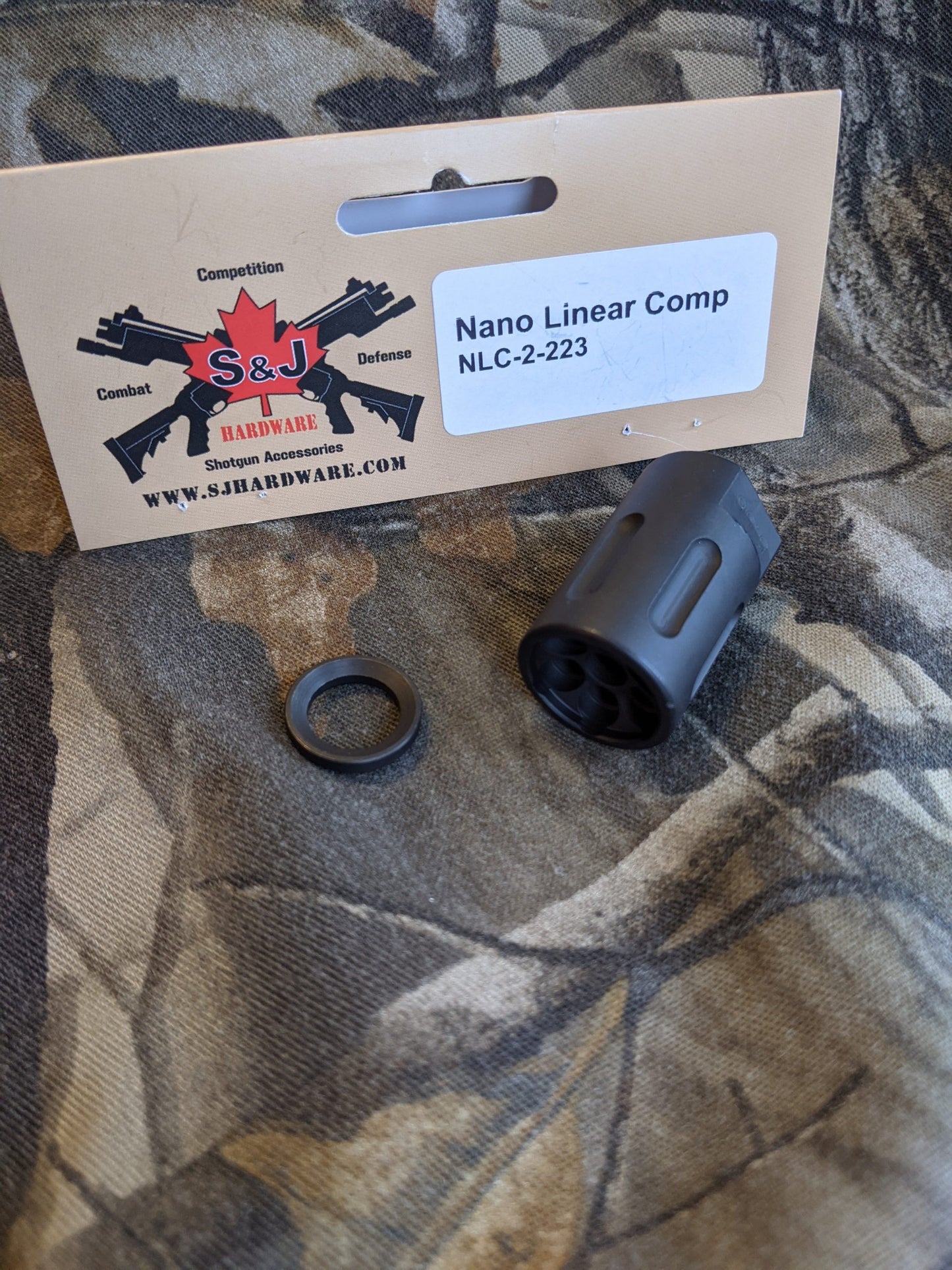 AR15 223 Linear Comp Nano Fluted 1.5" image 1