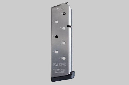 Chip McCormick Power Mag+ 1911 45 ACP Stainless 8rd image 0