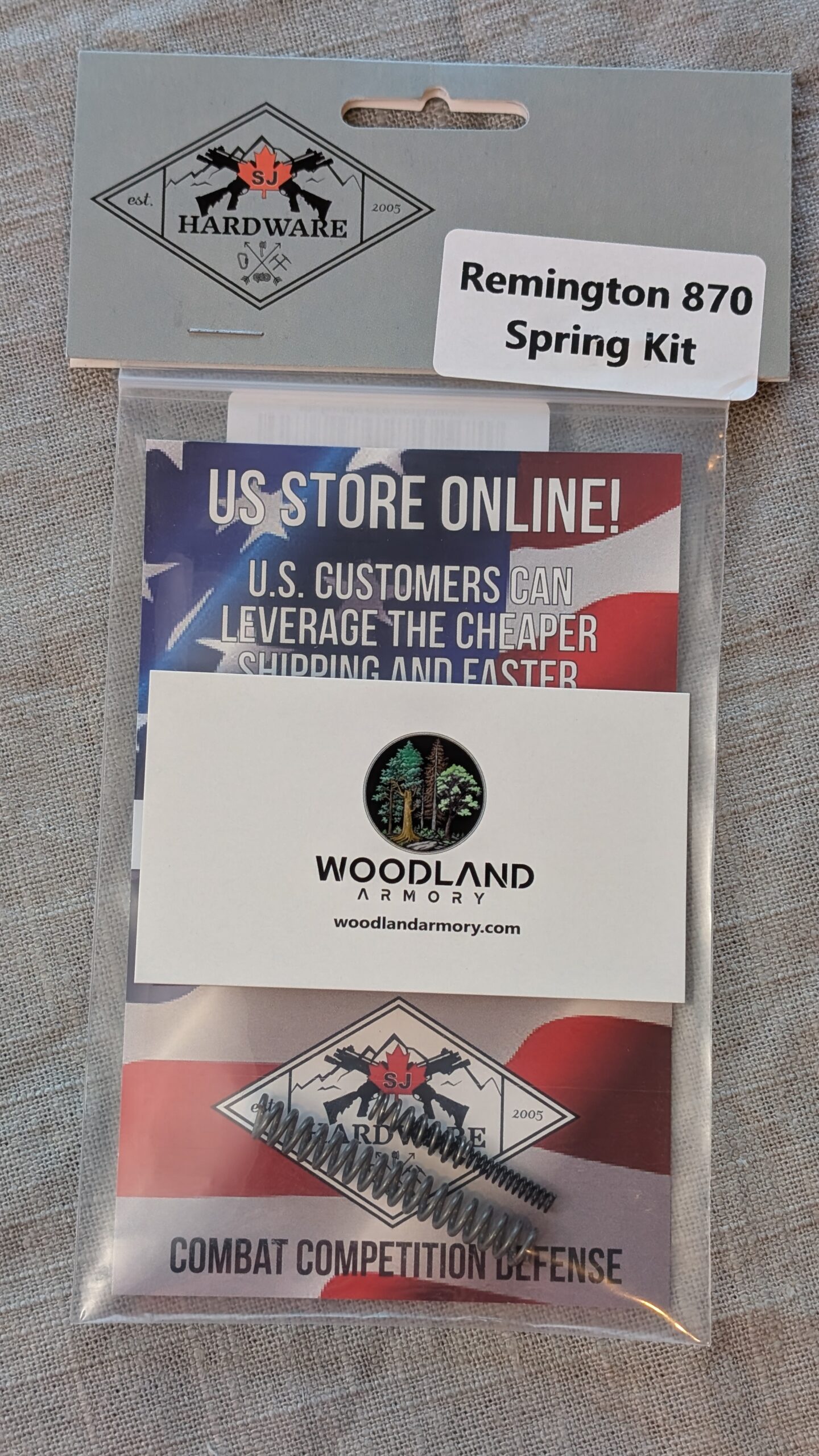 S&J Hardware USA Woodland armory Remington 870 tigger springs